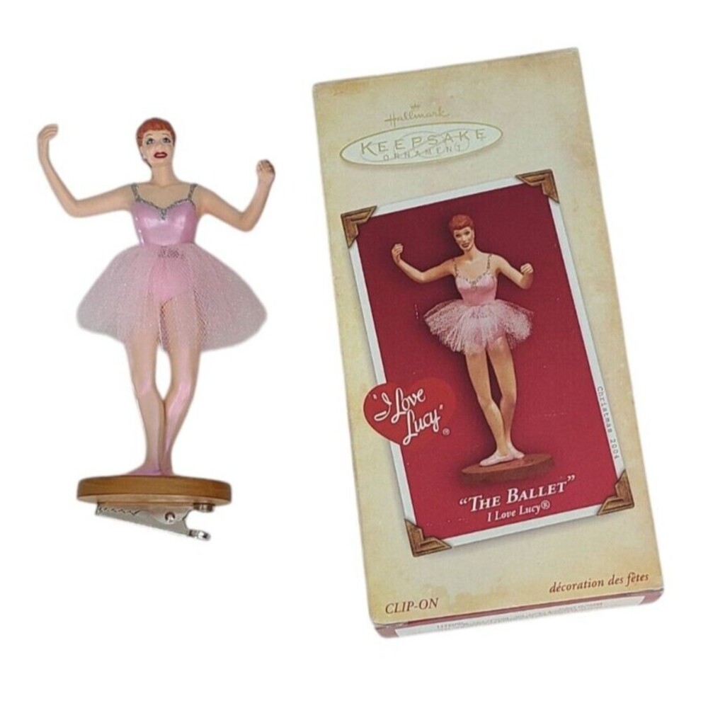 Hallmark Keepsake ornament I Love Lucy The Ballet Handcrafted 2004 Clip On W/Box